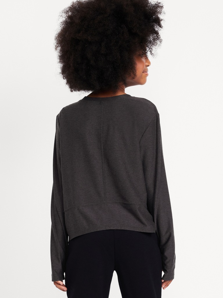 CloudMotion Long-Sleeve Performance T-Shirt for Girls