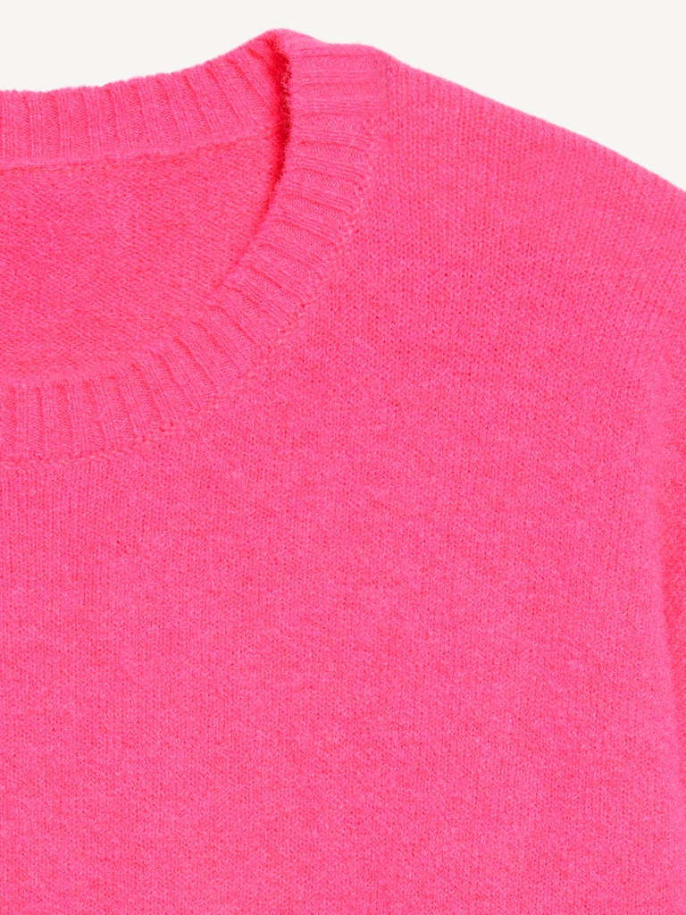 Wool-Blend Crew-Neck Sweater