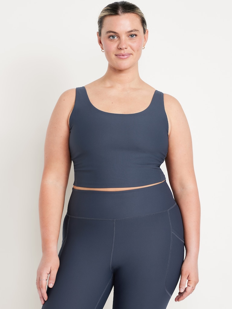 Light Support PowerSoft Rib Longline Sports Bra