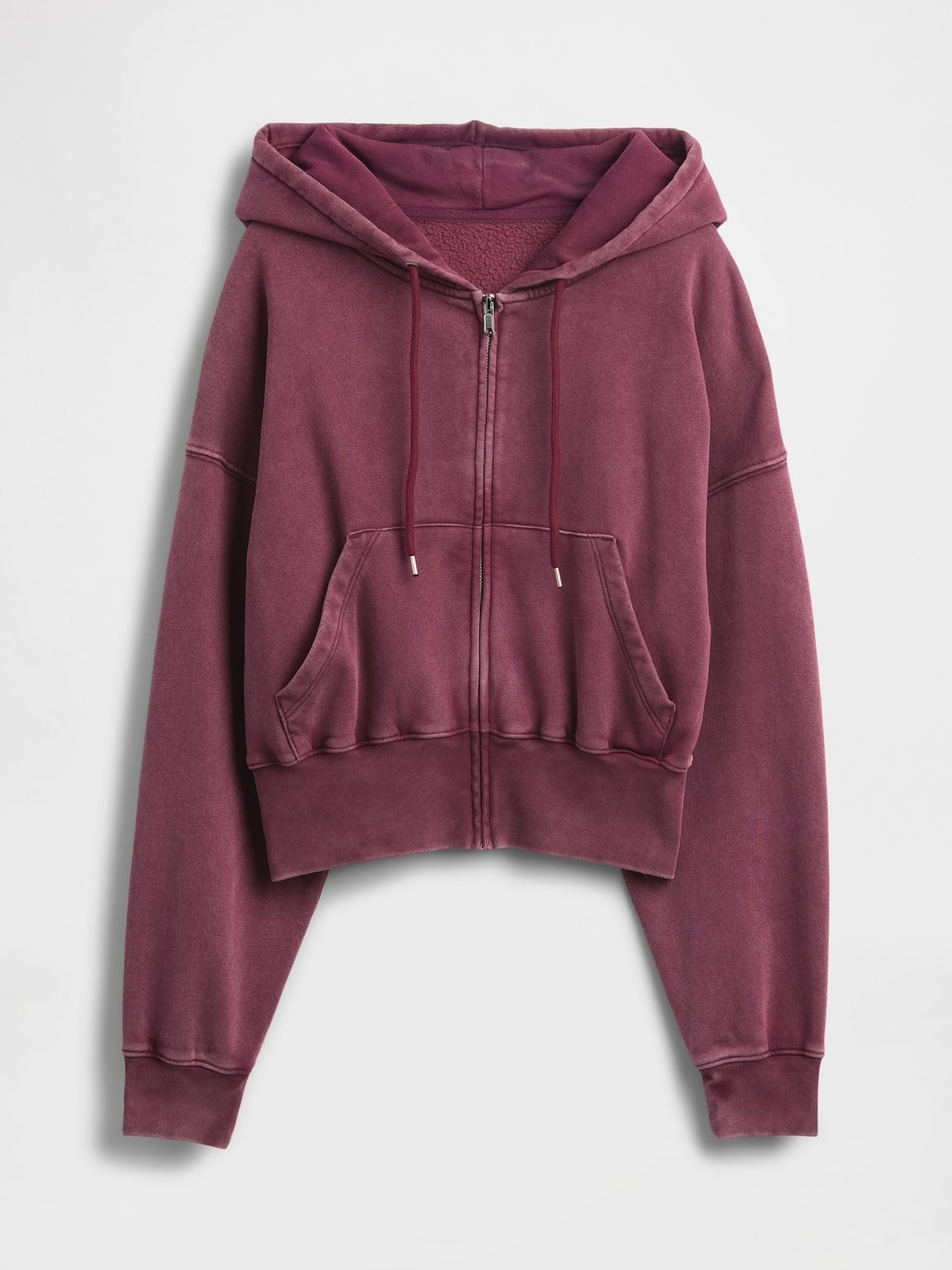 VintageSoft Full-Zip Wedge Hoodie