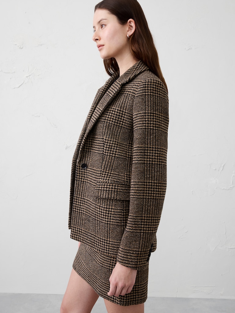 Plaid Blazer