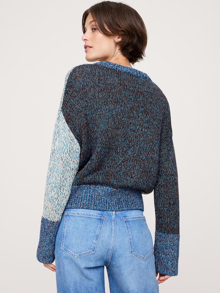 Cotton V-Neck Sweater