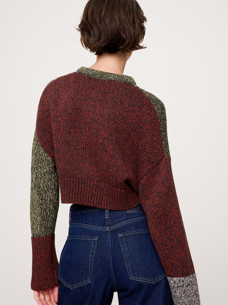 Cardigan court en coton