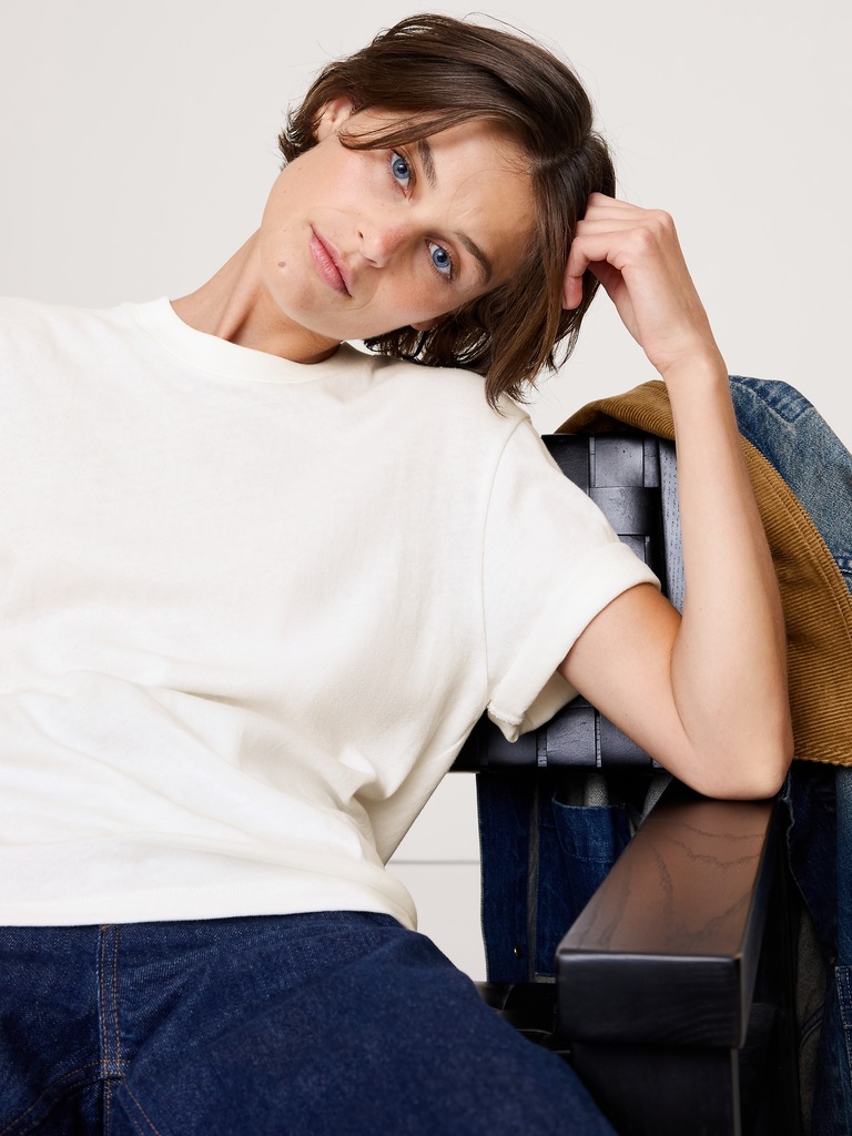 Relaxed Jersey Cotton Crew-Neck T-Shirt