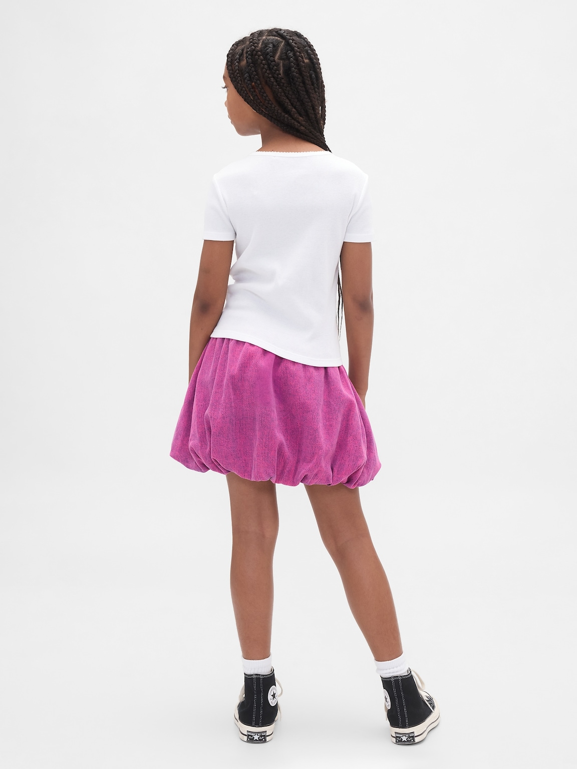 Kids Denim Bubble Skirt