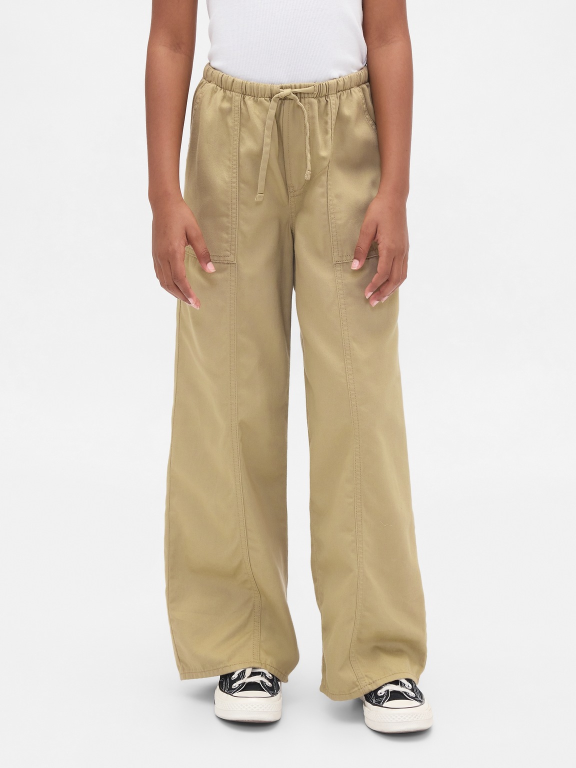 Kids Uniform Easy Wide-Leg Pants