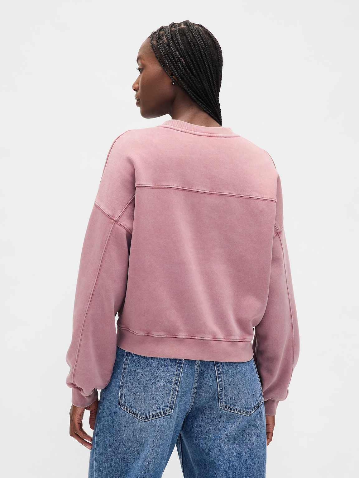 VintageSoft Wedge Crewneck Sweatshirt