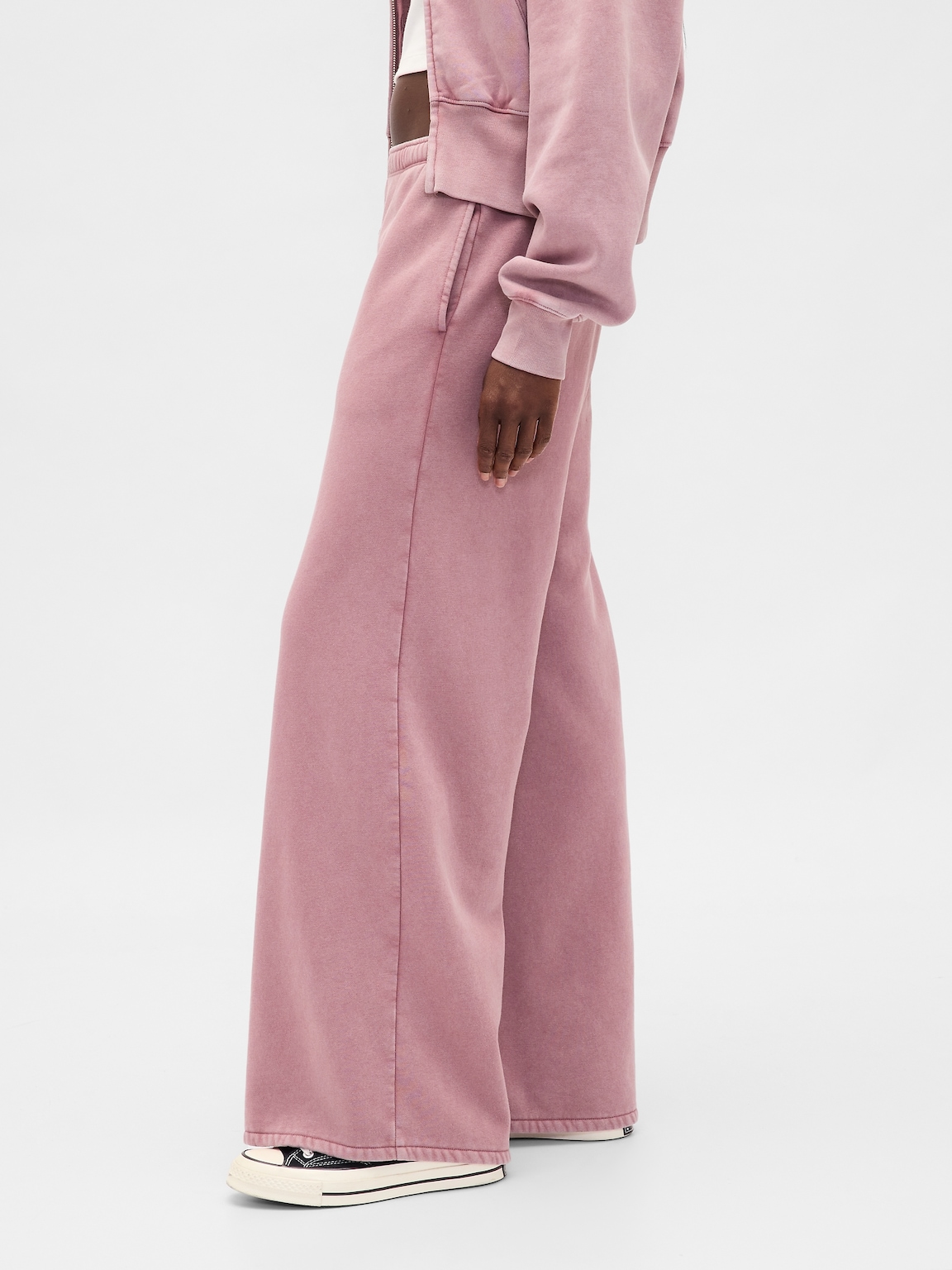 VintageSoft Baggy Wide-Leg Sweatpants