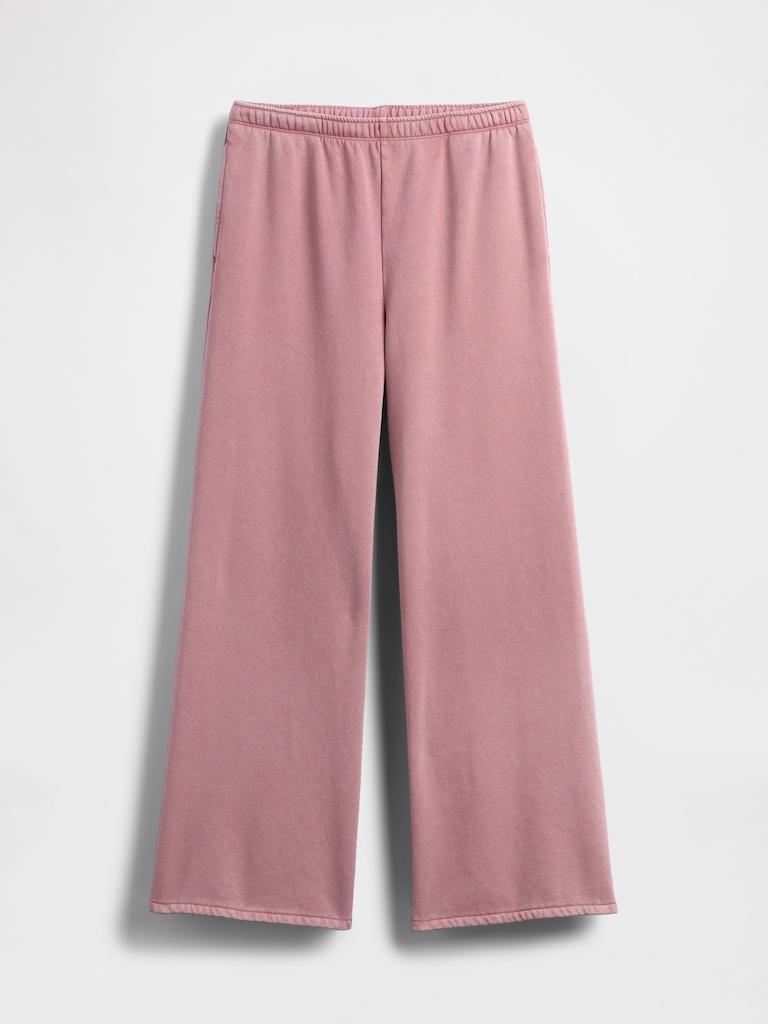 VintageSoft Baggy Wide-Leg Sweatpants