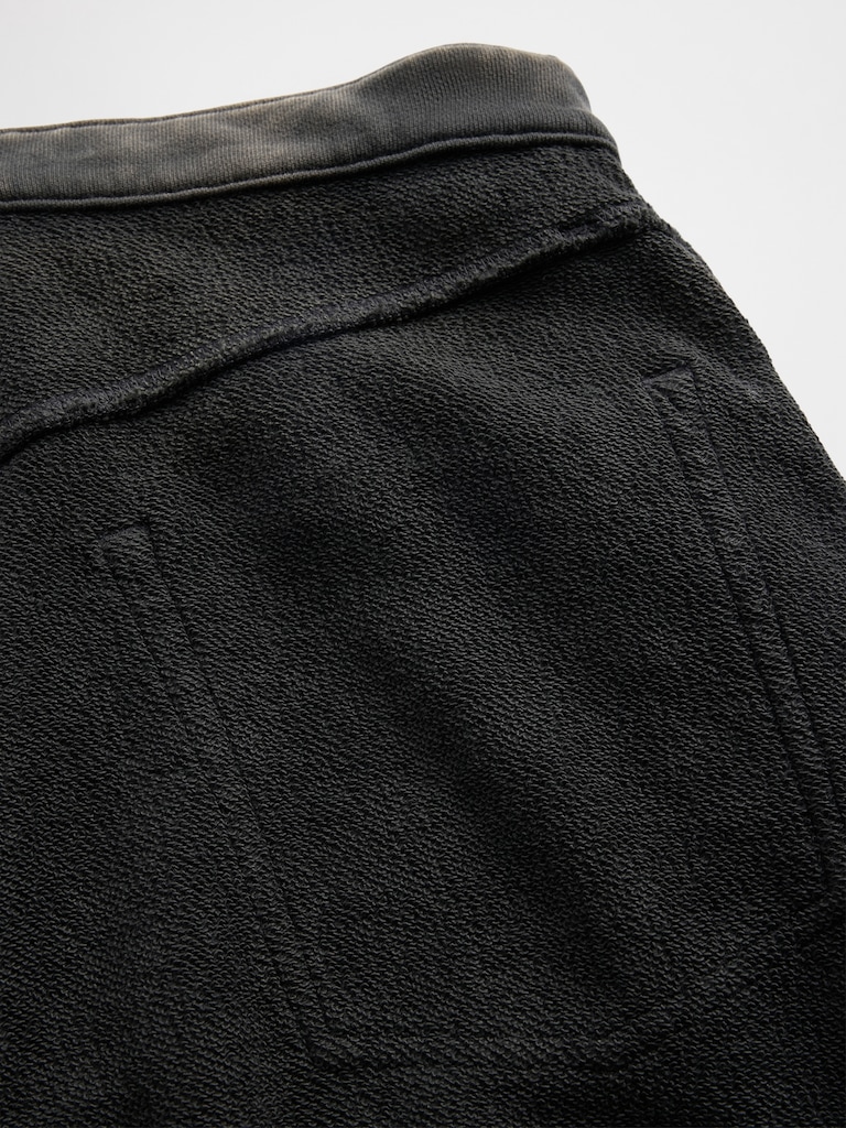 Heavyweight French Terry Wide-Leg Sweatpant Jeans