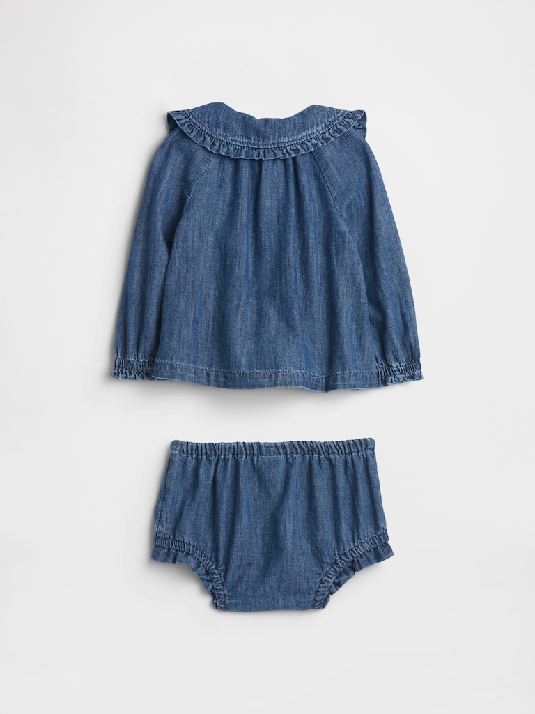 Baby Denim Two-Piece Outfit Set