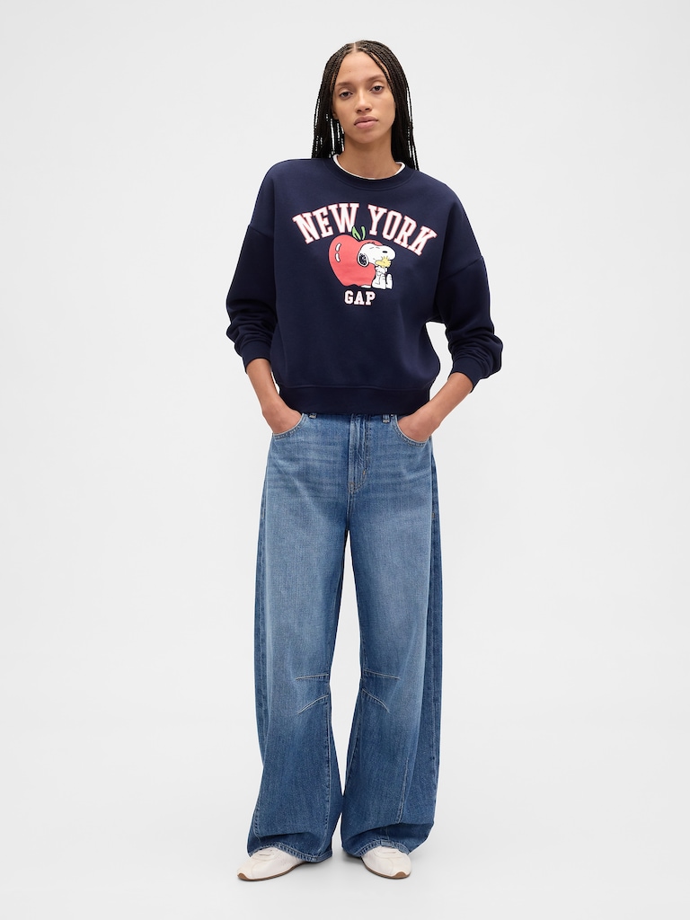 Oversized Gap Logo Sweatshirt