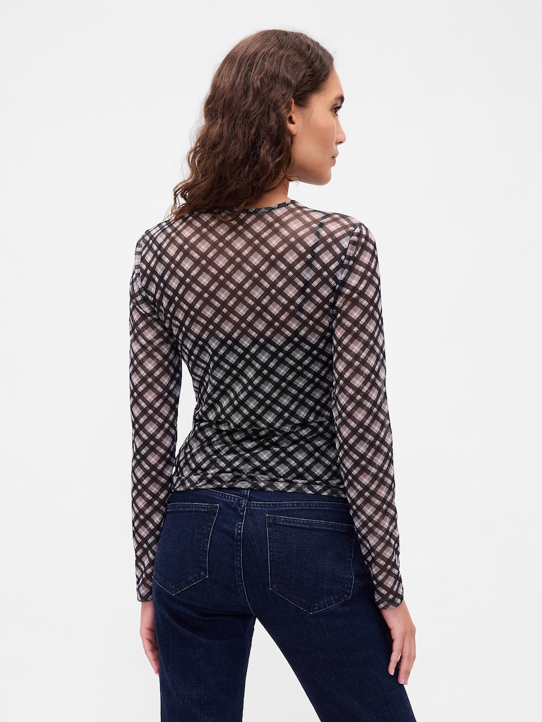 Mesh Crop T-Shirt