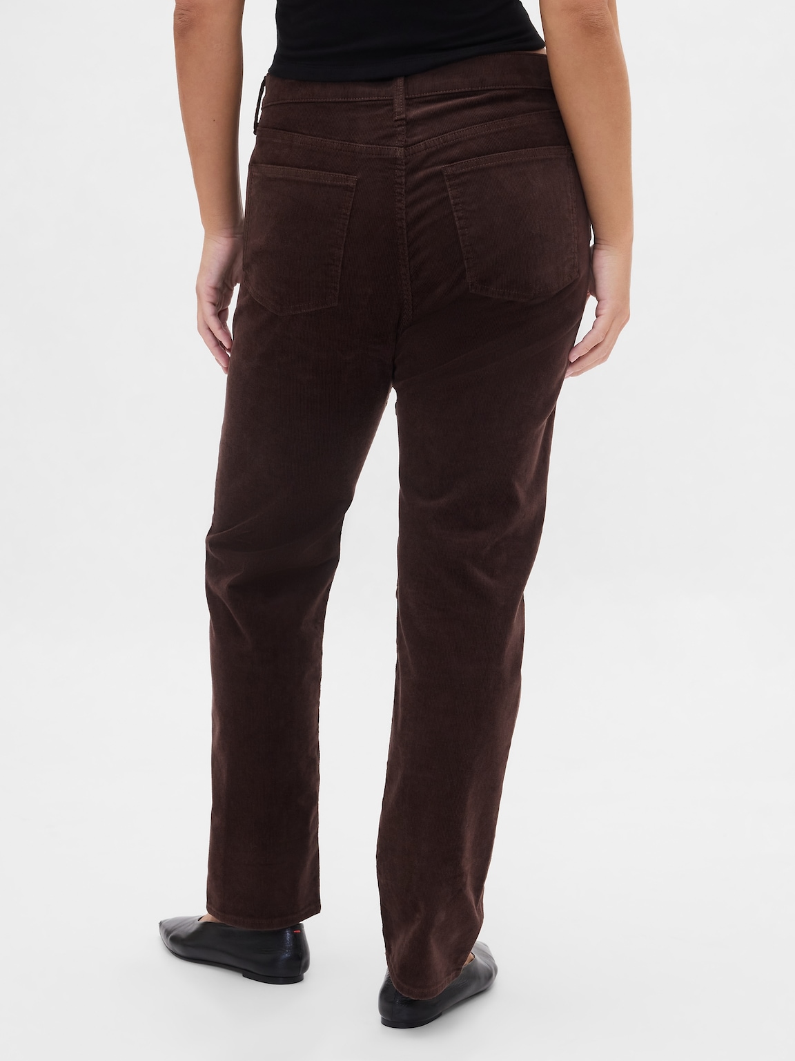 High Rise Corduroy '90s Slim Straight Jeans