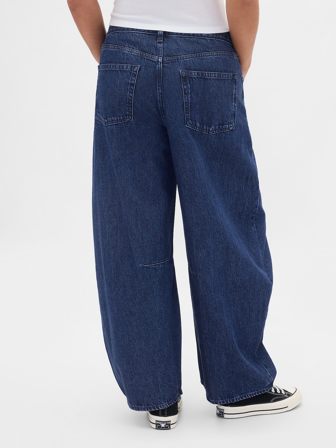 High Rise UltraSoft Crossover Horseshoe Jeans