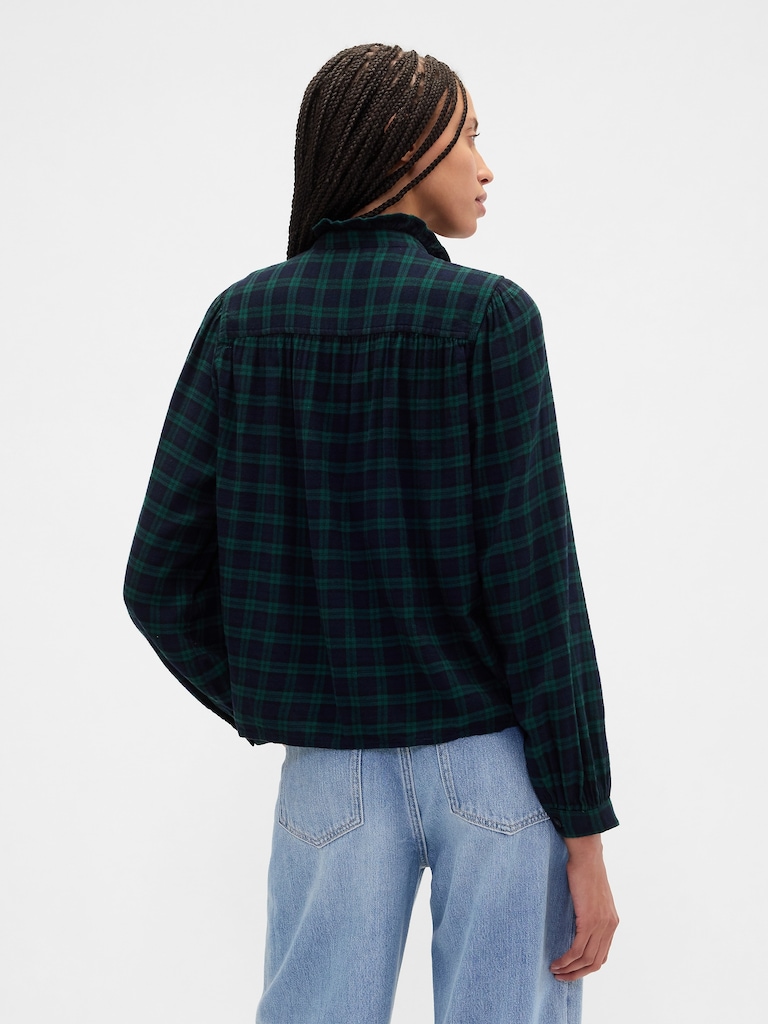 Oversized Ruffle Top