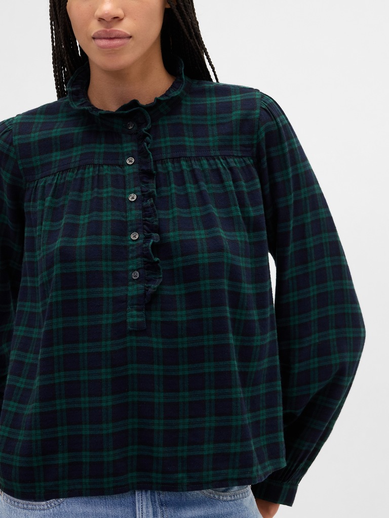 Oversized Ruffle Top