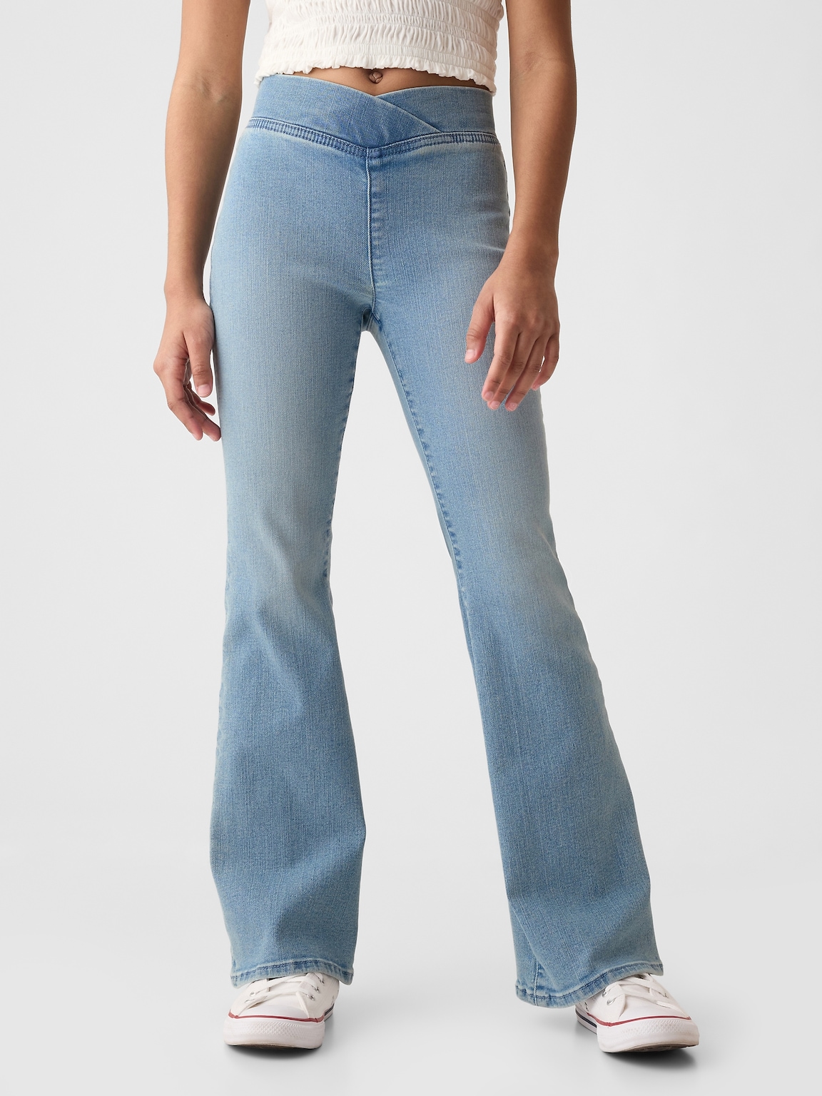 Kids High Rise Flare Jeggings