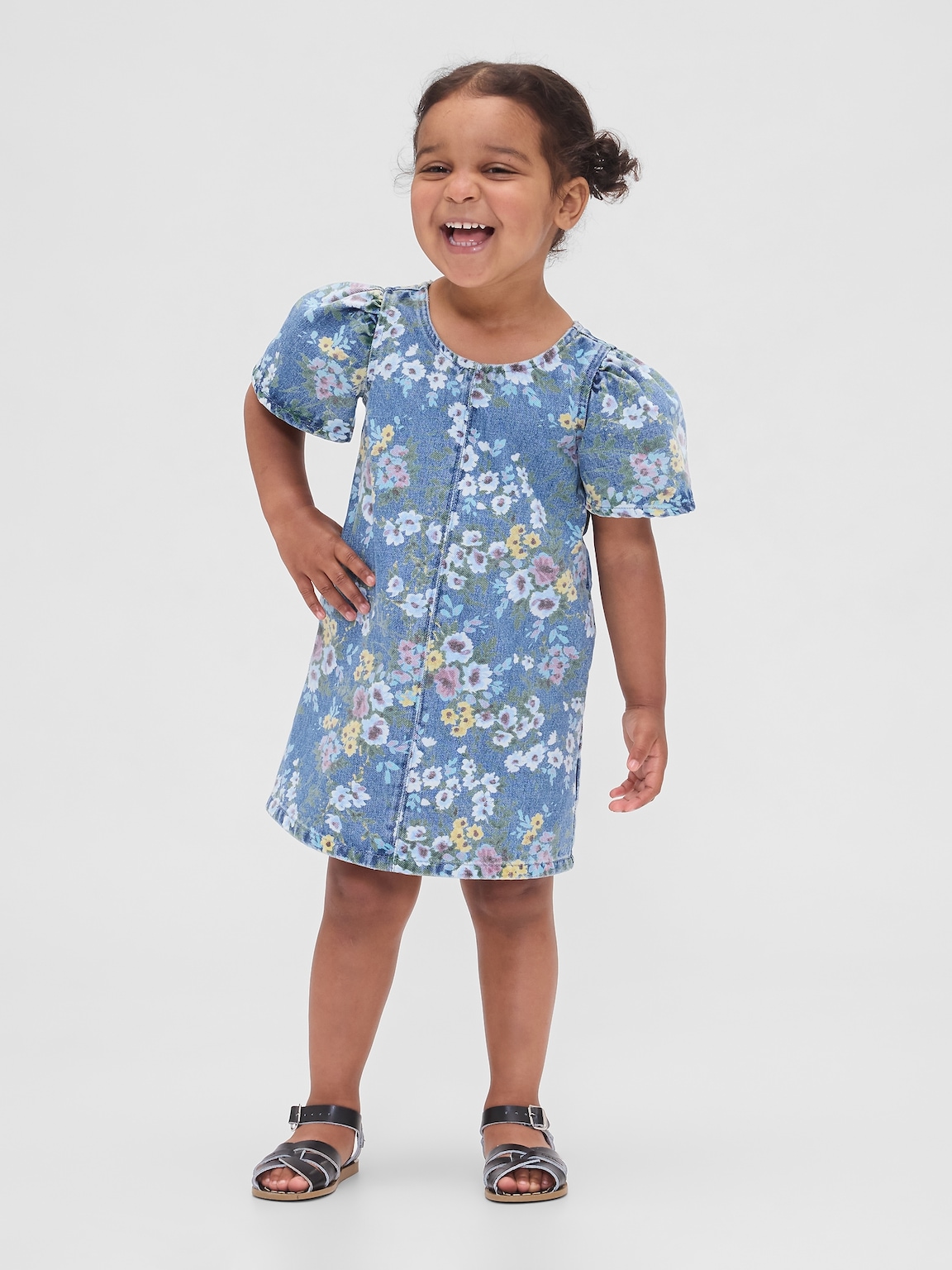Baby & Toddler Denim Floral Dress