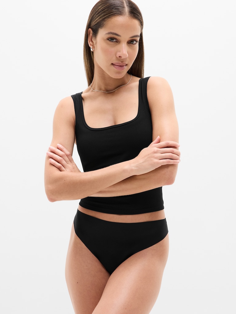 Sleek Form No Show Thong Underwear 3-Pack
