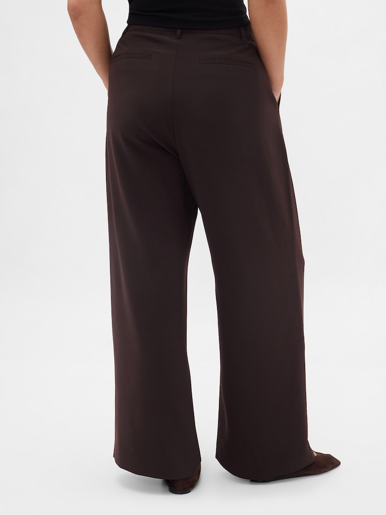 Curvy 365 High Rise Pleated Trousers