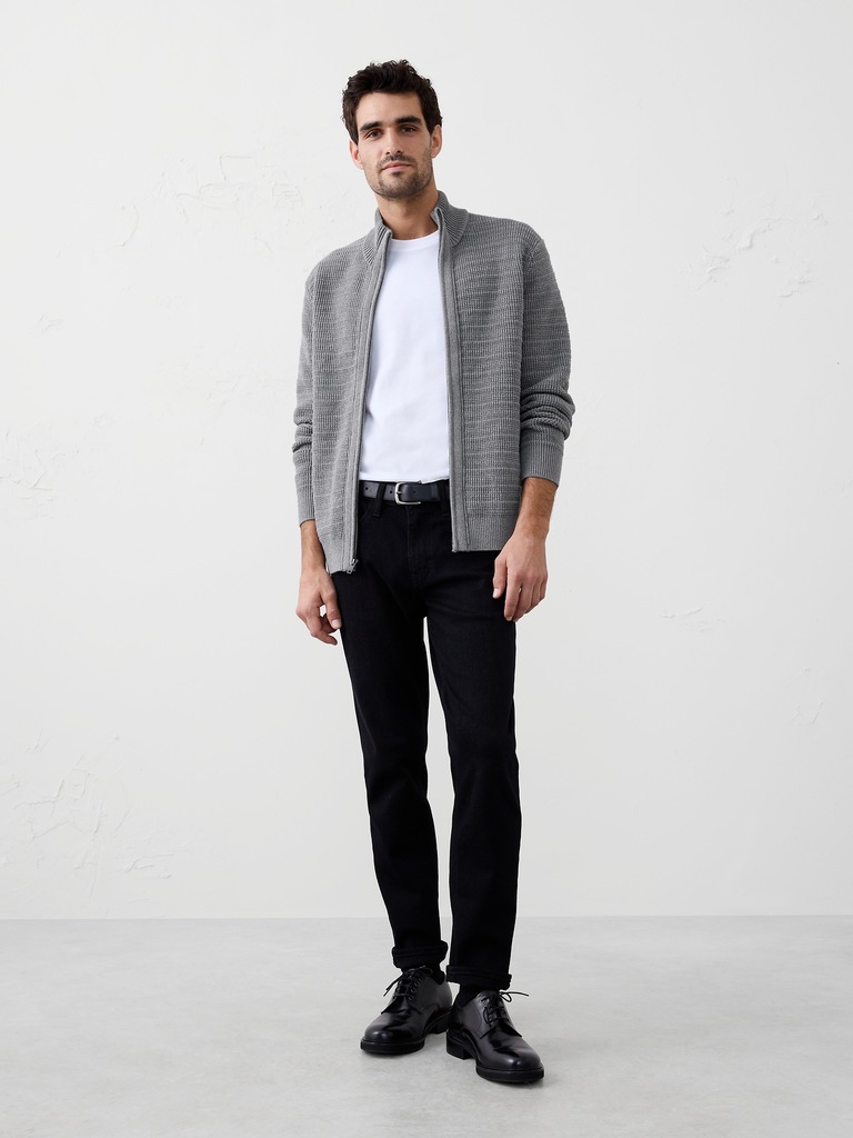 Textured Sweater Jacket