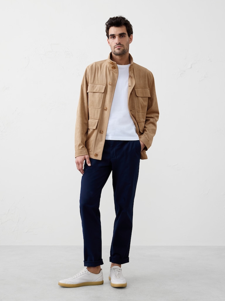 Vegan Suede Field Jacket