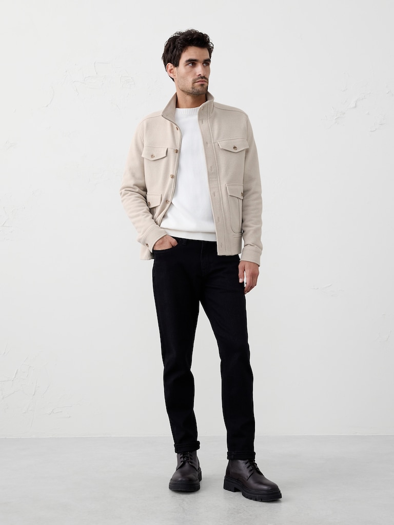 Honeycomb Sweatshirt Jacket