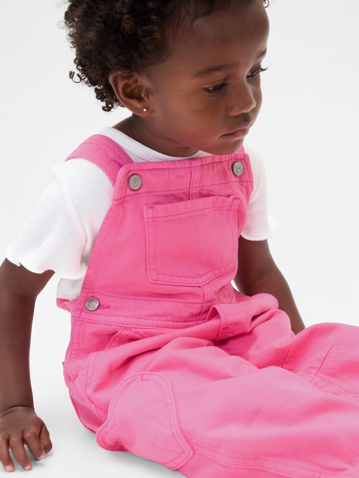 Baby & Toddler Heart Pocket Horseshoe Overalls