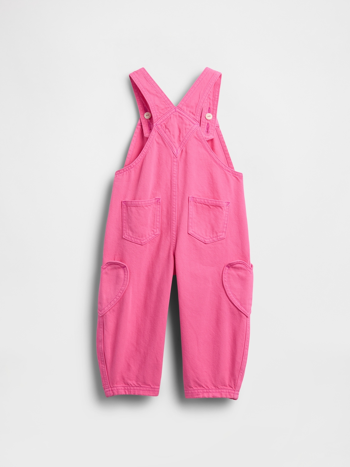 Baby & Toddler Heart Pocket Horseshoe Overalls