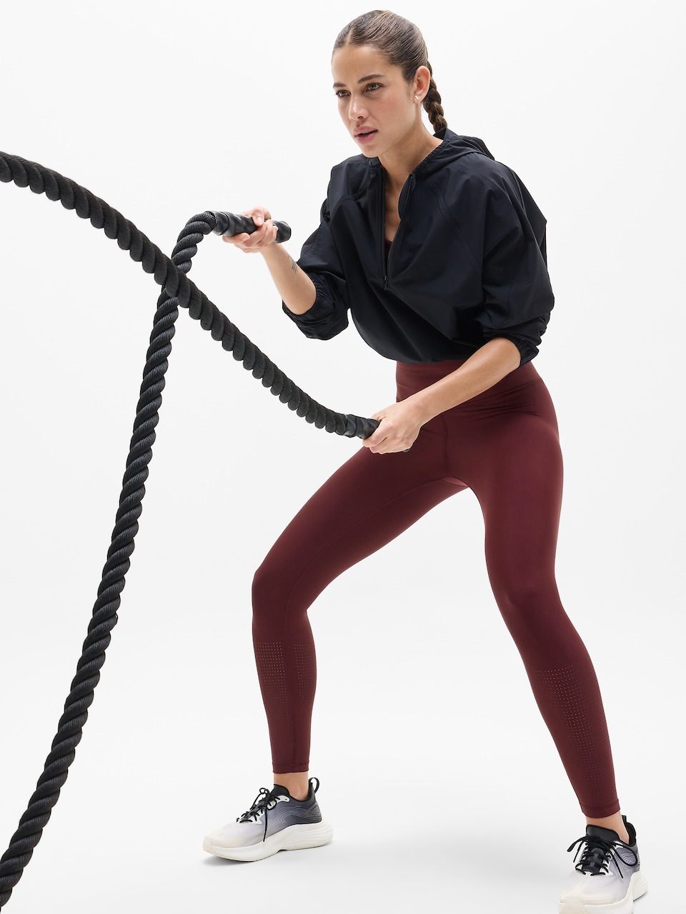 Interval High Rise Perforated Legging