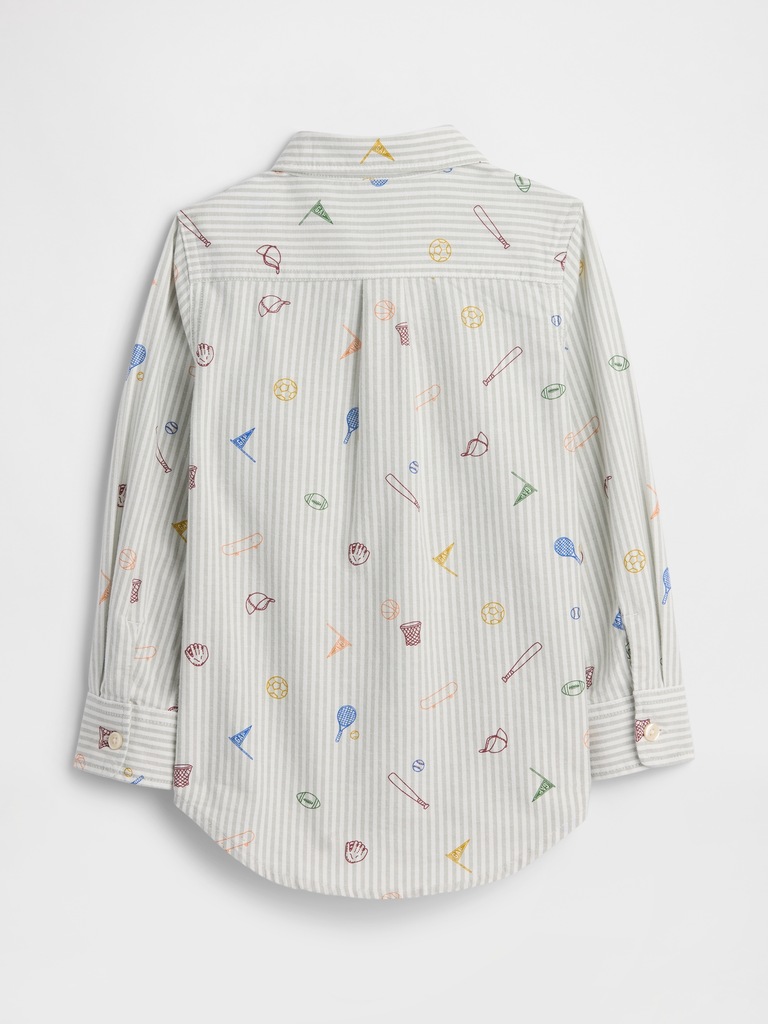 babyGap Print Oxford Shirt