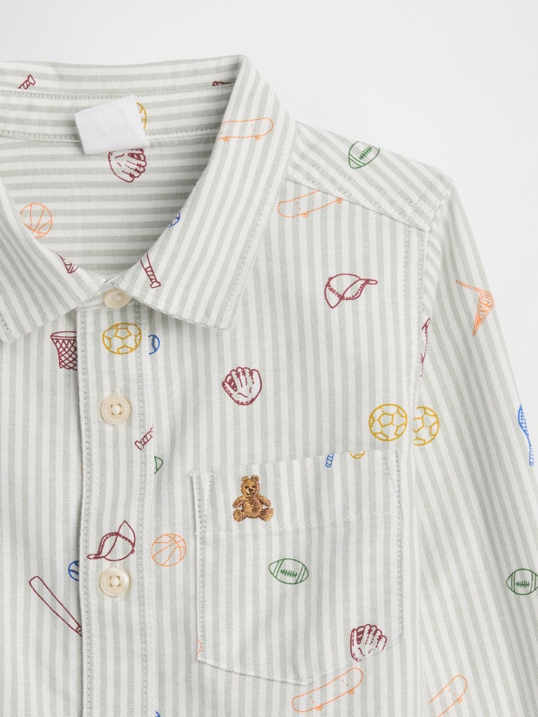 babyGap Print Oxford Shirt