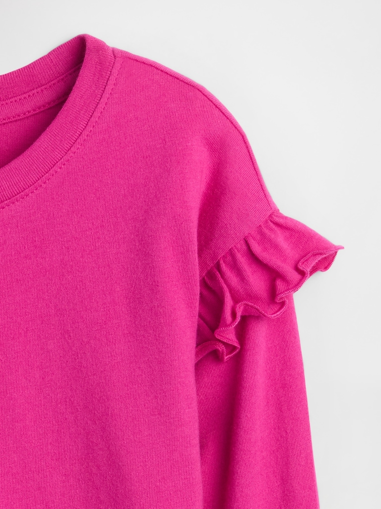 babyGap Logo Ruffle Crewneck T-Shirt