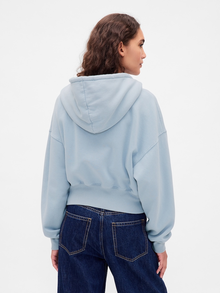 VintageSoft Full-Zip Wedge Hoodie