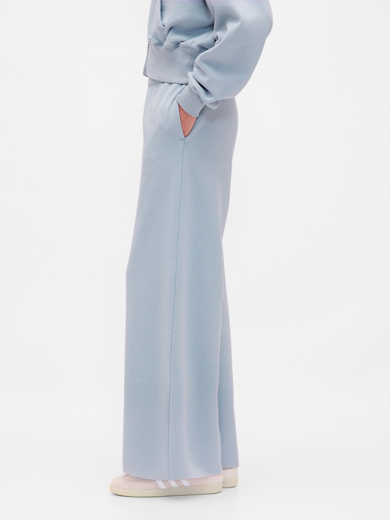 VintageSoft Baggy Wide-Leg Sweatpants