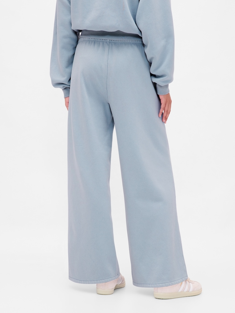 VintageSoft Baggy Wide-Leg Sweatpants