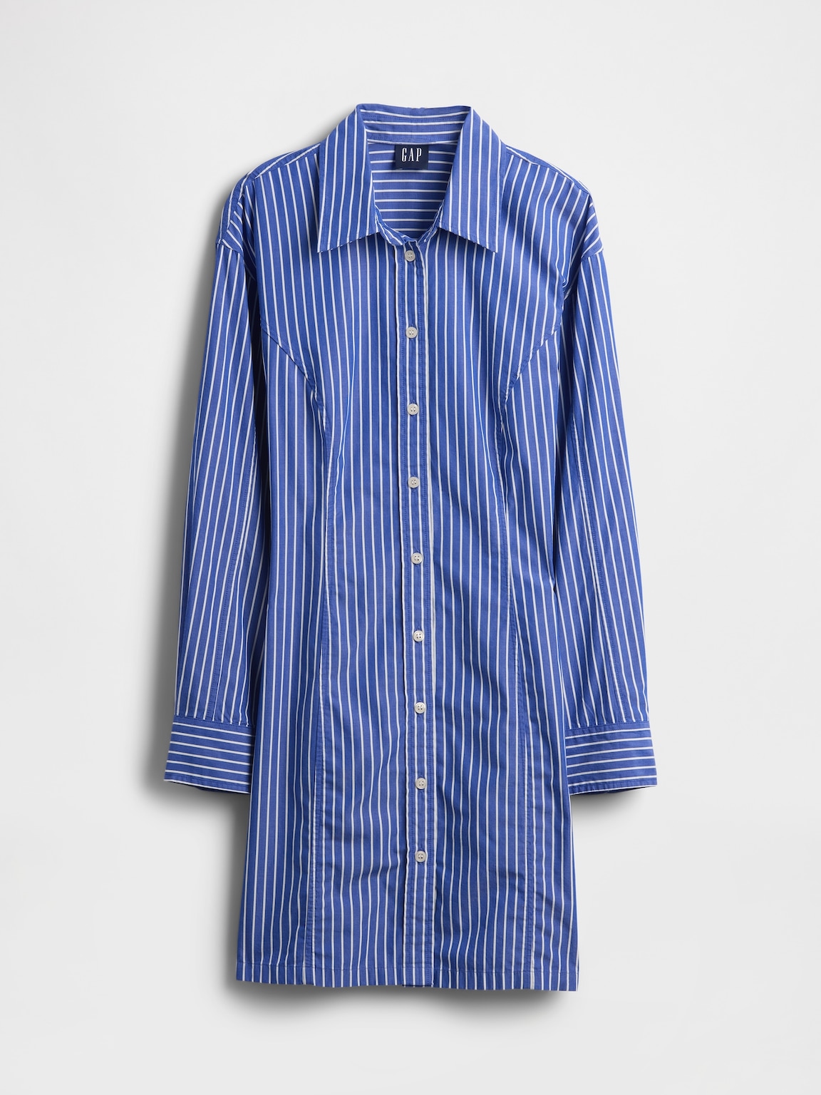 Organic Cotton Poplin Mini Shirtdress