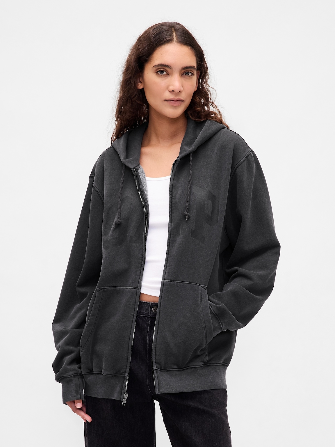 Adult VintageSoft Arch Logo Full-Zip Hoodie
