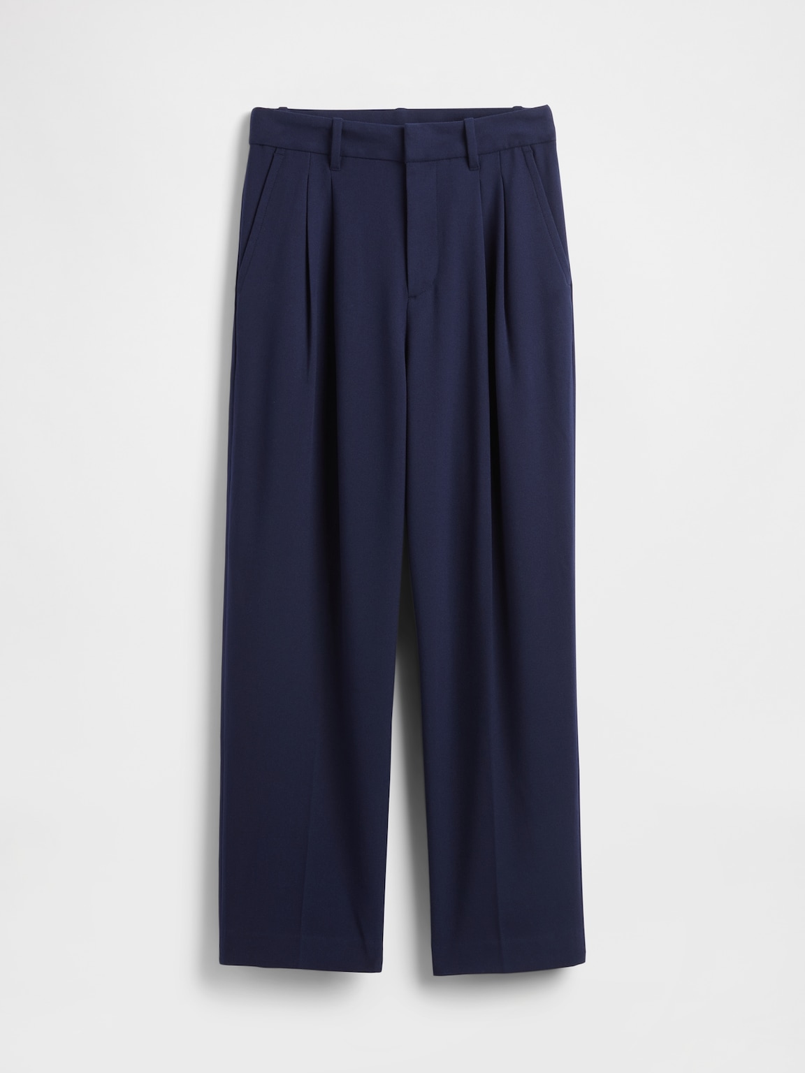 365 High Rise Brushed Twill Taper Ankle Trousers