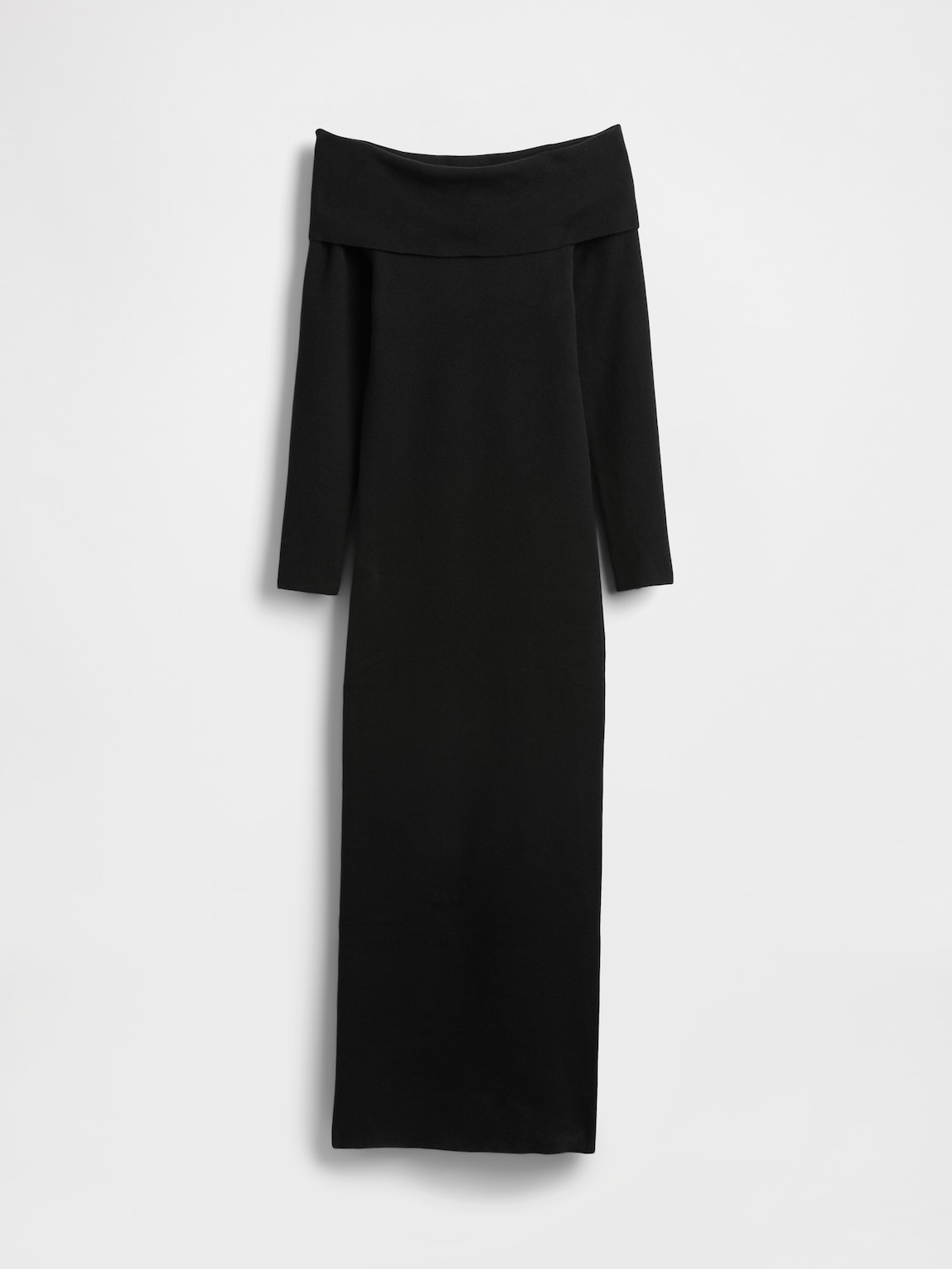 CashSoft Stretch Off-Shoulder Midi Sweater Dress