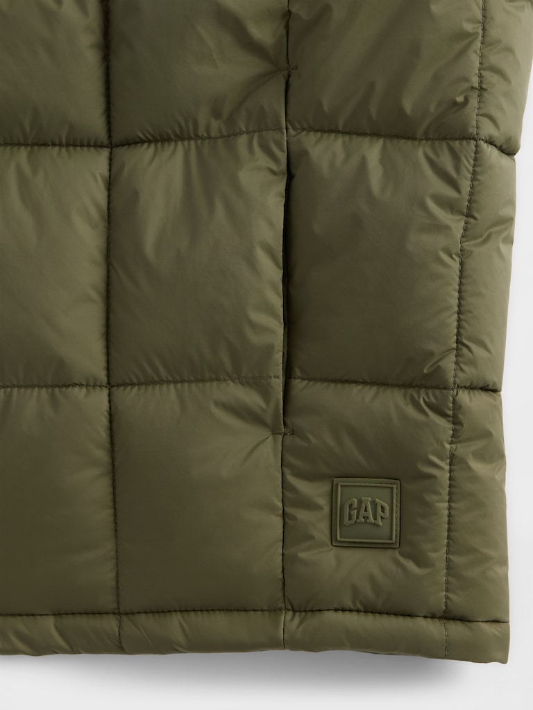 Kids Recycled Lightweight Puffer Vest