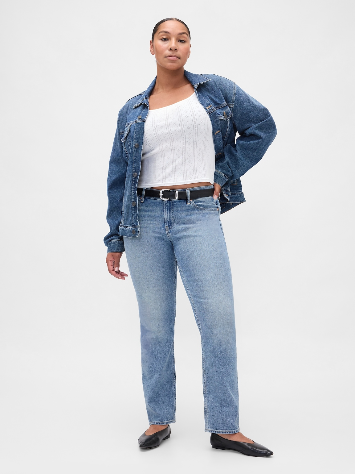 Curvy Low Rise '90s Straight Jeans