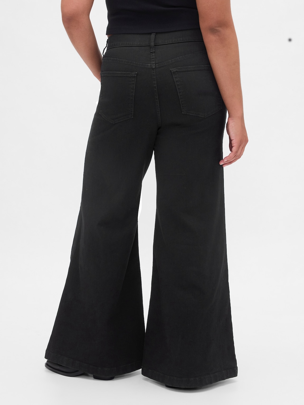 High Rise Wide Flare Jeans