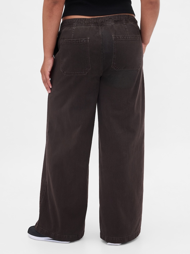 Mid Rise Easy Baggy Pants