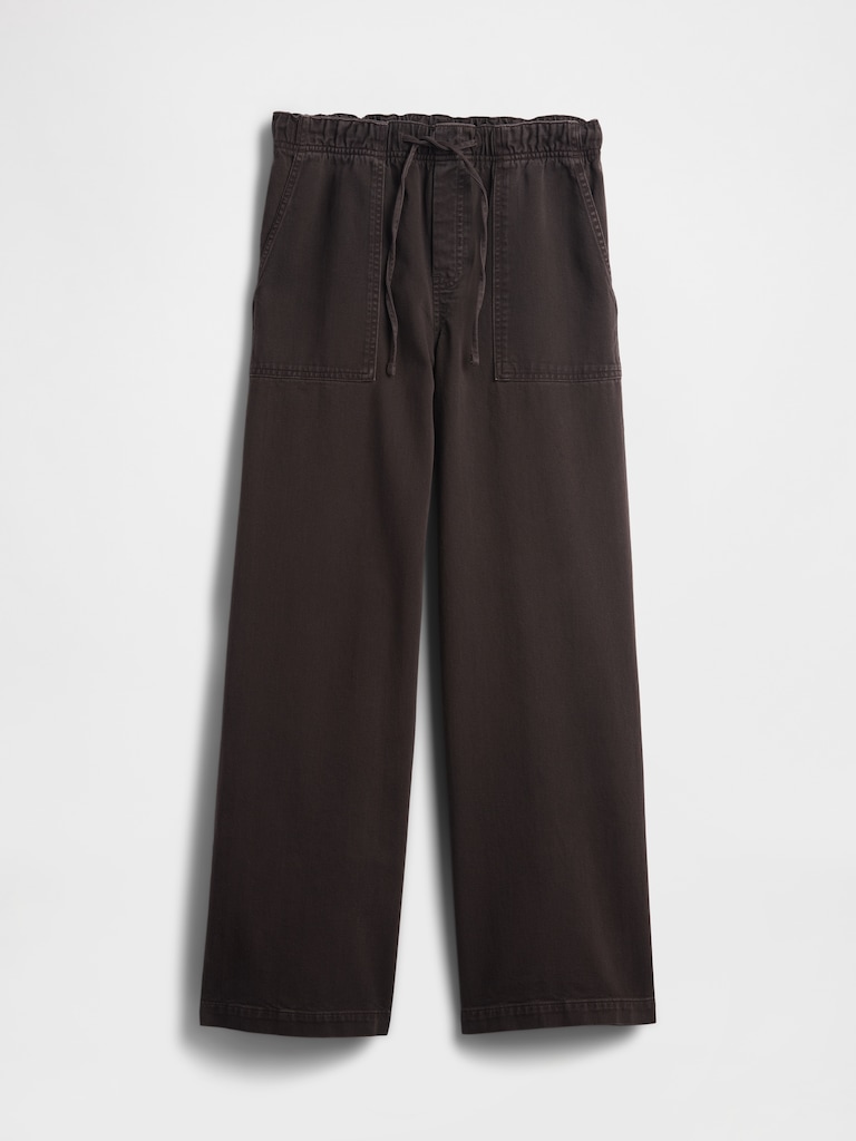 Mid Rise Easy Baggy Pants