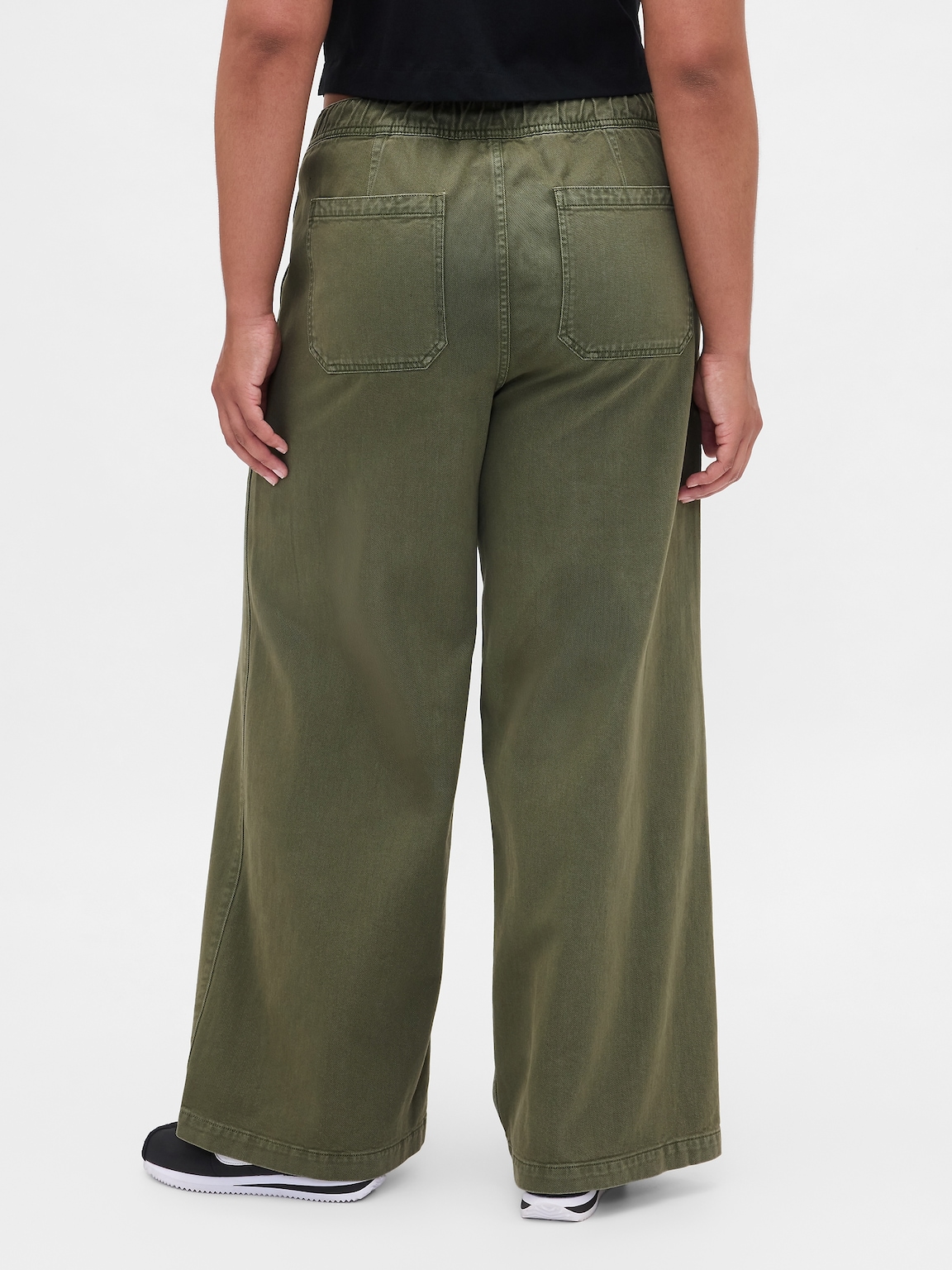 Mid Rise Easy Baggy Pants