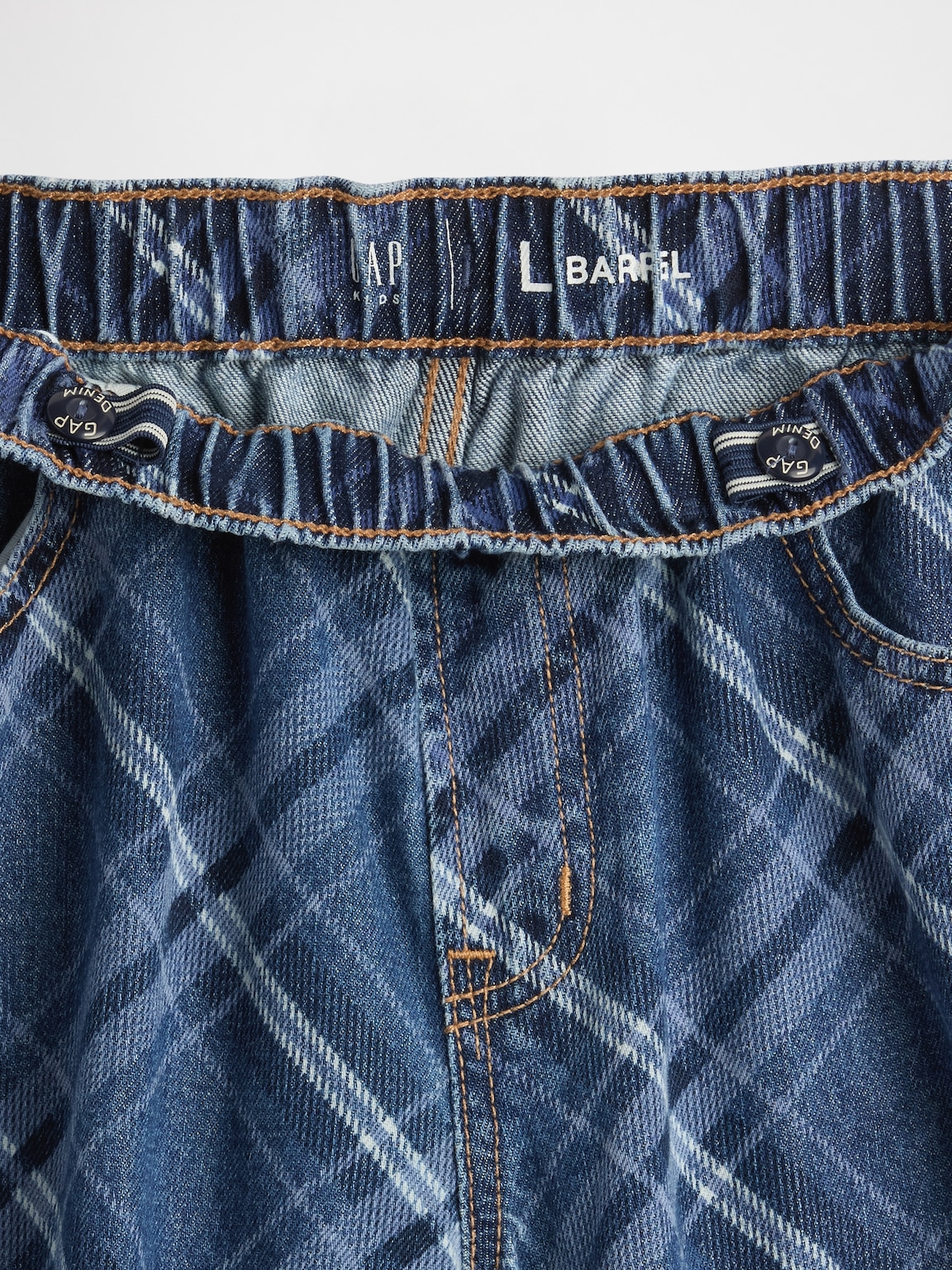 Kids High Rise Easy Barrel Jeans