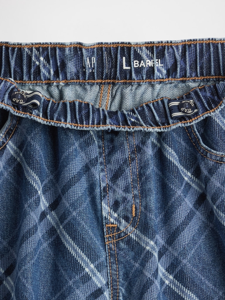 Kids High Rise Easy Barrel Jeans