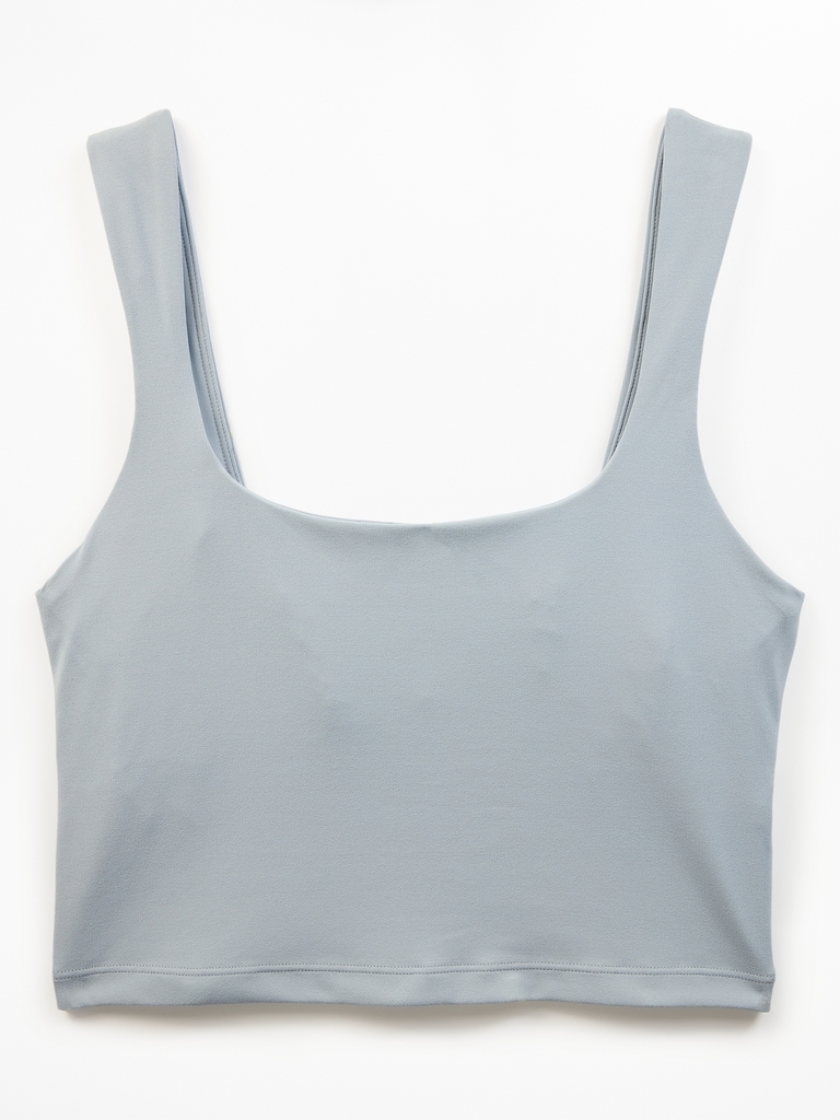 Transcend Square Neck Crop Sports Bra A-C
